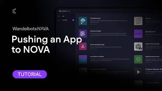 Pushing an App to NOVA