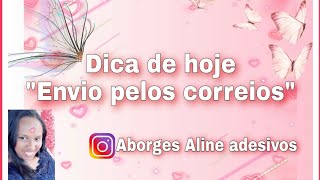 Aline Borges indica (como enviar adesivos pelo correio)