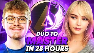 My GF \u0026 I Duo'd Rookie to Masters in ONE Stream (28 Hours) | Apex Legends