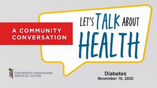 Let's Talk About Health: Diabetes