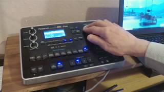 Roland BK 7M sound and accompaniment module demo.