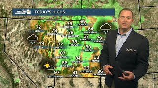 Showery and cool today! Monday, June 3