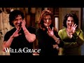 Karen and Grace competing over a hot young thing | Will & Grace