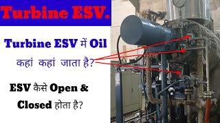 Emergency Stop Valve ESV||How ESV Close||turbine esv working||ESV Oil line||Raj Poudel.