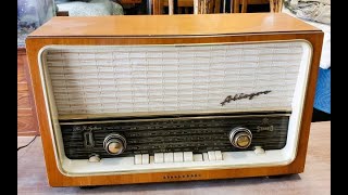 50s Allegro Telefunken 5083 Shortwave radio review!!!