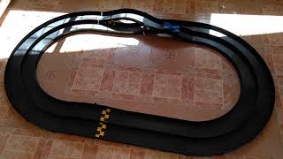 【ミニ四駆】Tamiya Gun Bluster XTO Premium on a crappy race track