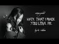 Ariana Grande | hate that i made you love me | Lyric Video