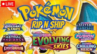 LIVE Pokemon RIP N SHIP! SWORD \u0026 SHIELD!