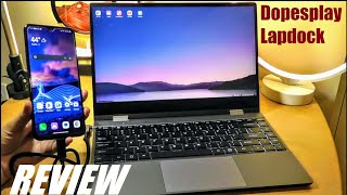 REVIEW: Dopesplay Lapdock - Turn Smartphone into Laptop? - Portable Touchscreen Monitor w. Keyboard!