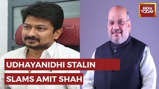 DMK Leader Udhayanidhi Slams Amit Shah Over Imposition Of Hindi; BJP Hits Back