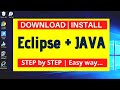 HOW TO DOWNLOAD AND INSTALL ECLIPSE AND JAVA ON WINDOWS 10