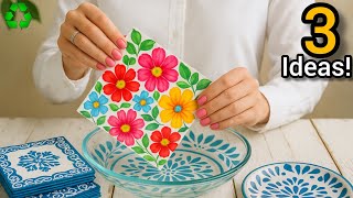 3 Super DIY Ideas with Broken Plate and Garden Wire.  Recycle.!