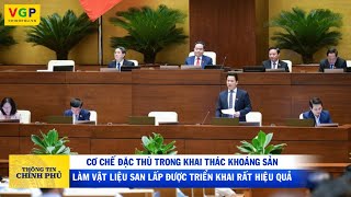 Cơ chế đặc thù trong khai thác khoáng sản làm vật liệu san lấp được triển khai rất hiệu quả