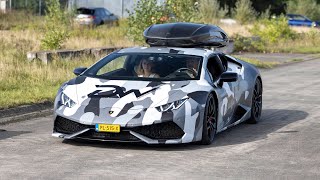 900HP Supercharged Lamborghini Huracan with Akrapovic Exhaust - LOUD Revs \u0026 Accelerations !