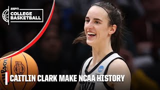 Caitlin Clark posts FIRST EVER 40-point triple-double in NCAA Basketball Tournament HISTORY