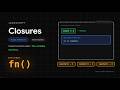 JavaScript Closures — Lexical Scope, Factory Pattern & the var vs let Loop Bug (Visualized)