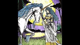 A Unicorn and an Elf Princess - A Dredfunn Original Time Lapse Art