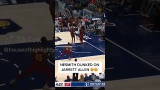 He caught a body. #shorts #nba #basketball #hoops #Aaronnesmith #nesmith #pacers #dunk #viral