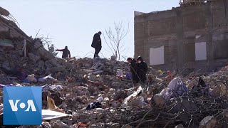 Turkey Quake Survivors Dig Through Rubble, Receive Aid | VOANews