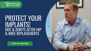 Life After Joint Replacement: Dr. Broome Explains Safe Exercises #hipreplacementrecovery