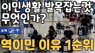 어렵게 미국이민 캐나다이민 와서 영주권까지 따고서도 다시 한국으로 역이민 가는 이유는? 영어가 이민생활을 발목잡는다