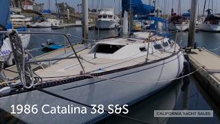 38 Catalina S\u0026S Walkthrough - California Yacht Sales