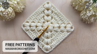 Crochet a SUPER EASY & UNUSUAL Granny Square for Beginners
