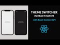 React Native Theme Switcher: Light and Dark Theme #reactnative
