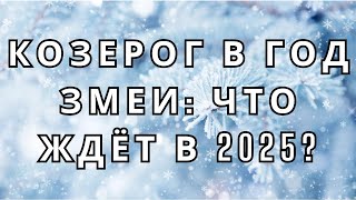 Козерог в Год Змеи  Что Ждёт в 2025?