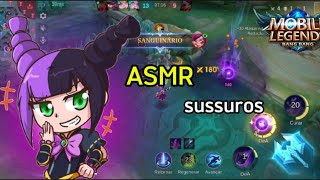 ♡ ASMR Gameplay mobile legends | mlbb 🔥 (sussuros e sons de boca) 🎧