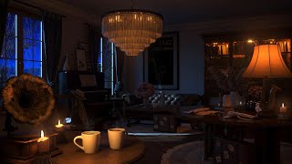 Rainy Jazz with Relaxing Jazz Music - Coffee Time Ambience & Rain Sounds for Sleep, Study, Focus