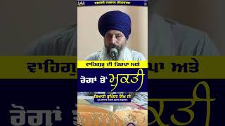 ਵਾਹਿਗੁਰੂ ਦੀ ਕਿਰਪਾ ਅਤੇ ਰੋਗਾਂ ਤੋਂ ਮੁਕਤੀ | Giani Bhupinder Singh Ji #shorts #short #shortsfeed #rog