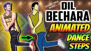 Dil Bechara Dance | Hook Steps in Unique Style | Sushant Singh Rajput | Instrumental+Lyric