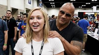 The Rock Surprising Fans When They Least Expect It
