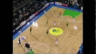 Pepe Sanchez (Argentina) One Hand Full Court Pass (1997, U22 World Championship)