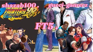 King of Fighter 98 || Gucci Gamerz vs  shazab100 ( FT5 ) kof 98