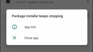 How To Fix Package Installer Keeps stopping problem Android | Package Installer Has Stopped
