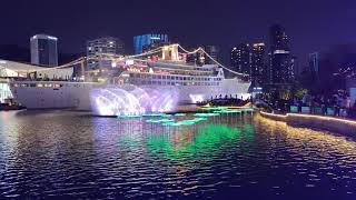 深圳蛇口海上世界音乐喷泉「明华轮」🌈✨Shenzhen｜Shekou｜Sea World｜Musical Fountain｜Ming Wah Wheel