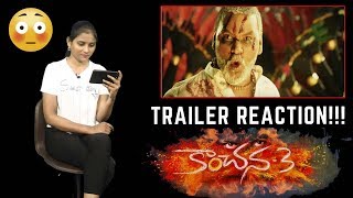 Kanchana 3 Telugu Trailer | Raghava Lawrence | Oviya | Vedhika | Reaction