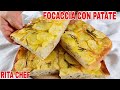 FOCACCIA CON PATATE🍕RITA CHEF | Alta, soffice e incredibilmente buona.