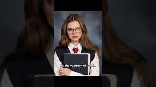 I WENT BACK IN TIME USING AI!😳 #yearbook #trending #shortvideo