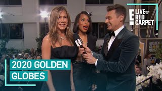 Watch Kerry Washington & Jennifer Aniston Fan Girl at Golden Globes | E! Red Carpet & Award Shows