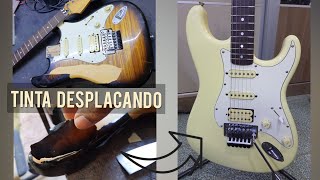 Fender Japão Pintura Creme Pérola