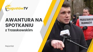 Awantura na spotkaniu z Trzaskowskim w Augustowie - AugustówTV