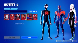 Fortnite All Spider-man Skins (2022 - 2023) + Other Spider-man Cosmetics