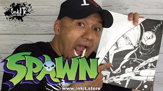 TODD McFARLANE'S SPAWN! BACK FROM THE INFERNO... HD ART TUTORIAL!