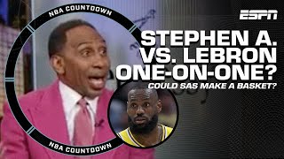 Could Stephen A. score ONE BASKET vs. LeBron James? 👀 'YES, I COULD!' 🤣 - Stephe