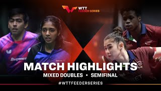 Desai/Ghorpade vs Oyebode/Monfardini | XD SF | WTT Feeder Cagliari 2024