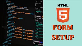 HTML5 form setup - Basic HTML5 Fast