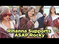 Rihanna Stuns at A$AP Rocky's Debut Paris Fashion Week Show🔥